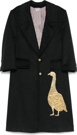 Thom Browne Cappotto Low Break - Blu