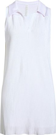 Zella Pleated Mesh Dress in White at Nordstrom, Size X-Small