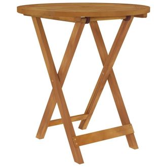 Berkfield Home 3 Piece Folding Garden Dining Set Solid Acacia Wood in Brown