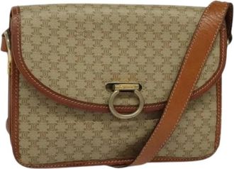Celine Pre-owned Plastic celine-bags - Dames - Vintage Schoudertas - Beige - ONE Size - Vintage
