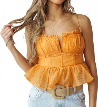 Astr Sylvan Top In Papaya