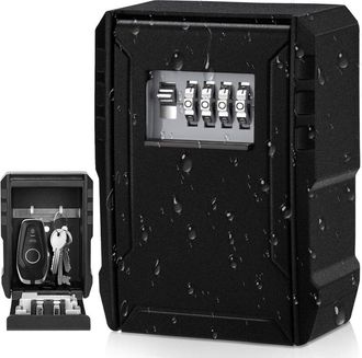 OEM Caja De Seguridad Impermeable Para Exteriores, Caja Grande Para Llaves Y Tarjetas, Ideal Para Casas, Escuelas, Oficinas Y Garajes