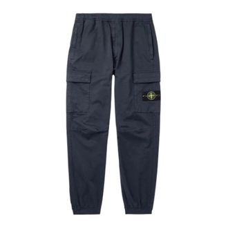 Stone Island Cargo Broek - Heren - Sweatpants - Blauw - W30 - Katoen - Broeken