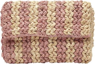 Mar Y Sol Remi Raffia Clutch