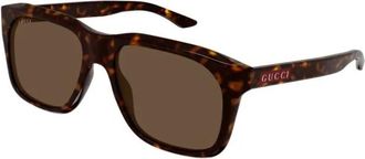 Gucci Vierkante zonnebril - Heren - Zonnebrillen - Veelkleurig - 55 MM - Accessoires