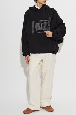 Palm Angels Hoodie, Mens, Black