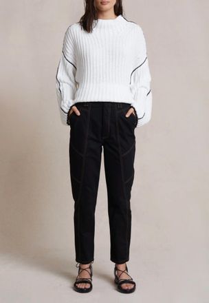 Bec&bridge Alice Knit Jumper In Ivory