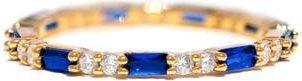Girls Crew x Harry Potter House Band Ring in Gold/Ravenclaw at Nordstrom, Size 7