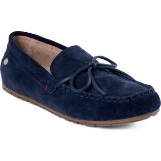 Minnetonka Water Resistant Driving Loafer in Navy at Nordstrom, Size 10.5