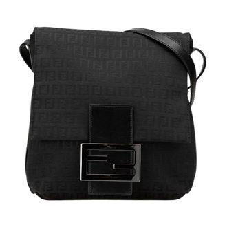 Fendi Pre-owned Baguette Schoudertas - Dames - Pre-owned - Zwart - Maat: ONE Size