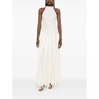 Bless Halterneck Fringe Dress