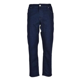 Pantaloni Torino Heren, Jeans, Blauw, Maat: W40 Katoen