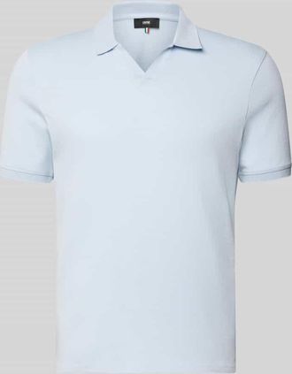 Cinque Slim Fit Poloshirt mit Logo-Detail Modell Boll in Hellblau, Gr&ouml;&szlig;e XXL