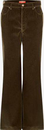La DoubleJ Ausgestellte Samthose The Flare Pants