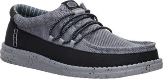 Hey Dude Mens Wally Guard Stretch Sox Shoes In Grey/multi