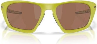 Oakley Lateralis 60mm Rectangle Sunglasses in Matte Cactus/prizm Tungsten at Nordstrom