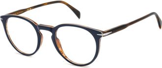 Eyewear by David Beckham Blauw Bruine Zonnebril DB 1139 - unisex - Brillen - Bruin - 49 MM - Accessoires