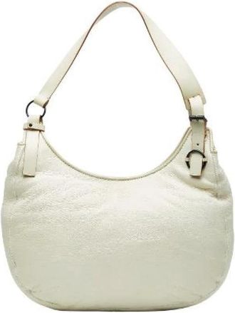 Gucci Pre-owned Shoulder Bags, female, Beige, Size: ONE SIZE Pre-owned Vintage Shoulder Bag