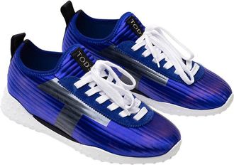 Tod's Tods Logo-Print Leather Sneaker