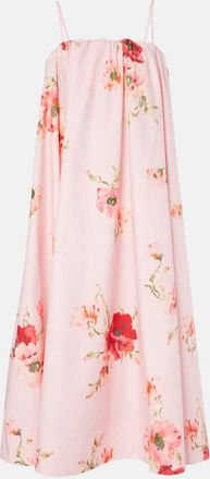 Zimmermann Lightburst Puff floral cotton midi dress