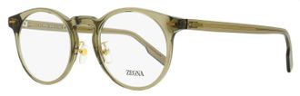 Ermenegildo Zegna Mens Pantos Leggerissimo Eyeglasses EZ5249-H 051 Transparent Mastic 50mm