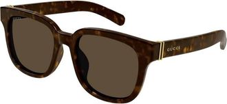 Gucci Brown Square Ladies Sunglasses GG1512SK 002 54