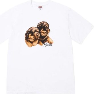 SUPREME FW26 Puppies T-Shirt White SUP-FW26-003-WHT