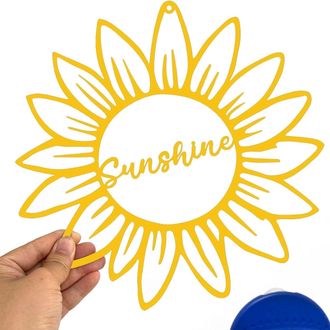 OEM Adorno De Pared Con Forma De Girasol De Metal Jade Y Logo De Sol, Ideal Para El Hogar, Dormitorio O Sala De Estar