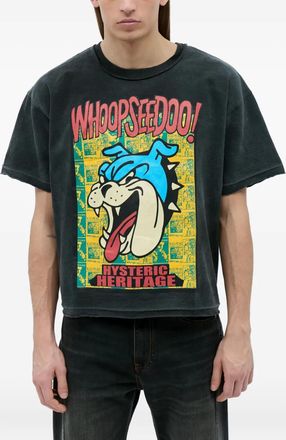 Hysteric Glamour T-shirt Bulldog - Nero