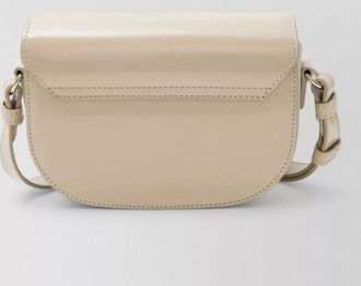 A.P.C. small b side leather shoulder bag