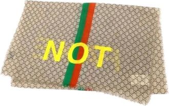 Gucci Pre-owned Scarves, male, Multicolor, Size: ONE SIZE Pre-owned Fake NOT Wool Stole