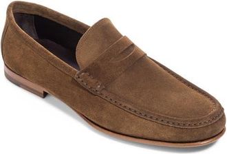 To Boot New York Dylan Suede Penny Loafer in Softy Chocolate at Nordstrom, Size 10.5