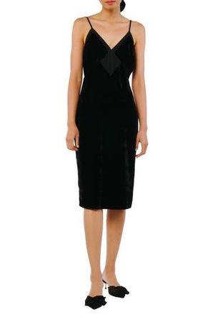 Ciebon Divina V-neck Sheath Dress in Black at Nordstrom Rack, Size Medium