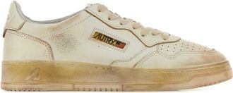 Autry Ivory Leather Sneakers