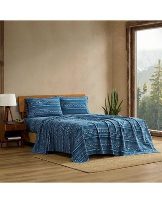 Eddie Bauer Dog Sweater Stripe Cotton Sheet Set
