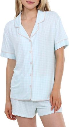 Honeydew Intimates All American Shortie Pajamas in Meadow Gingham at Nordstrom, Size X-Small