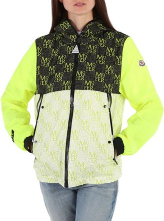 Moncler Ladies Open Yellow Taanlo Hooded Windbreak Jacket, Brand Size 0 (X-Small)
