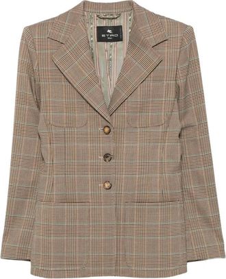 Etro Jassen, Dames, Veelkleurig, M, Wol, Wol Blazer