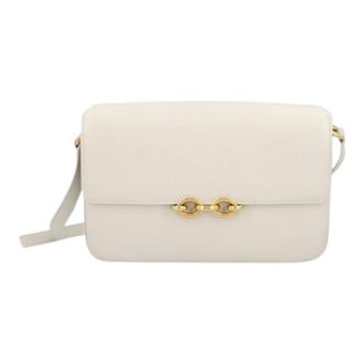 Saint Laurent Pre-owned LE Maillon Schoudertas - Dames - Vintage Schoudertas - Beige - ONE Size - Leer - Vintage