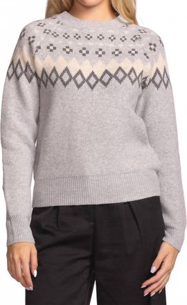 Pink Martini Haverford Sweater In Grey