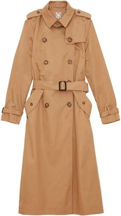 Ines De La Fressange Beige Gaultier trench coat - Dames - Trenchcoats - Beige - S - Katoen - Jassen