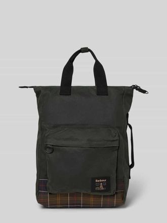 Barbour Rucksack aus reiner Baumwolle Modell FIELD in Oliv, Gr&ouml;&szlig;e 1