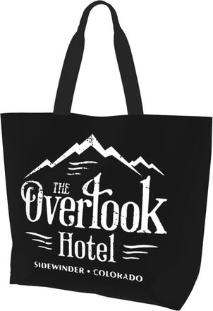 AOOEDM Overlook Hotel Ladies Canvas Tote Reusable Shopping Bag