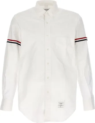 Thom Browne White Cotton Mens Blouse