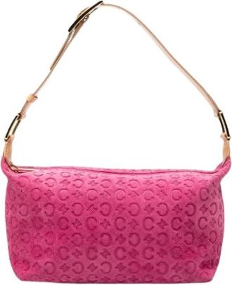 Celine Pre-owned Vintage Schoudertas - Dames - Vintage Schoudertas - Roze - ONE Size - Leer - Vintage
