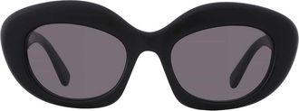 Loewe CURVY Smoke Cat Eye Ladies Sunglasses LW40153I 01A 51