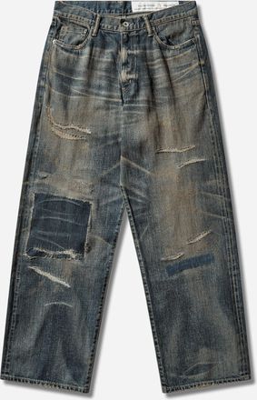 Neighborhood Men s Savage Denim DP Wide Pants Indigo
