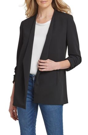 DKNY SPORTSWEAR Open Front Blazer in Black at Nordstrom, Size Xx-Small