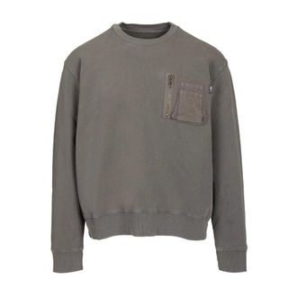 Maison Margiela Utility Pocket Sweatshirt - male - MM6 Maison Margiela - Sweatshirts - Gray - XL - Sweatshirts & Hoodies
