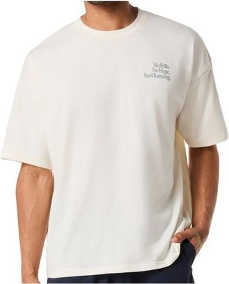 Asics Runner Message Graphic Relaxed Tee Laufshirt f&uuml;r Herren | wei&szlig;